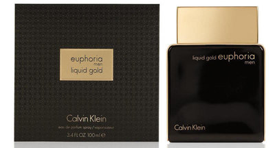 Мужская парфюмированная вода Liquid Calvin Klein Gold Euphoria Men