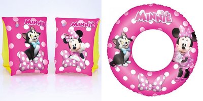 Набор круг и нарукавники Minnie Mouse, 3-6 лет