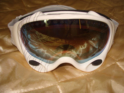 маска лыжная очки зеркальная белая Uvex Alpina