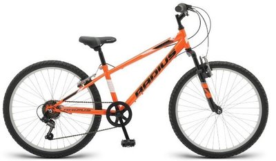 Велосипед 24 Radius Leopard детский, радиус, двухколесный, дитячий, транспорт, леопард, оранжевый