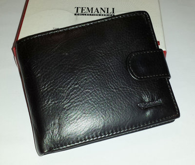 Мужской кошелёк Temanli 168-SA1B из натуральной кожи