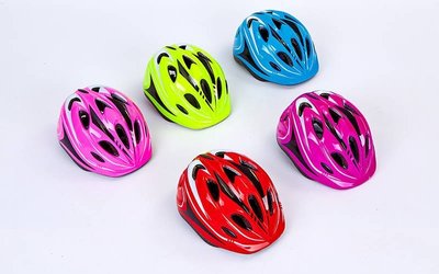 Защитный шлем с механизмом регулировки 5611, 5 цветов размер 54-56см