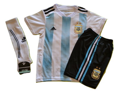 Футбольная форма детская Сборной Аргентины Месси Messi гетры