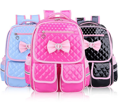 Шикарный лакированный школьный рюкзак для девочек В Наличии