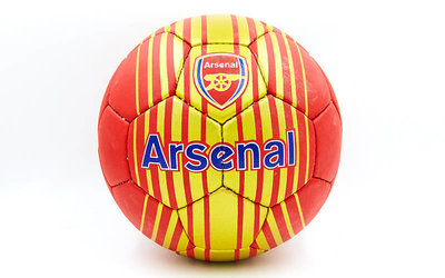Мяч футбольный 5 гриппи Arsenal 6689 PVC, сшит вручную
