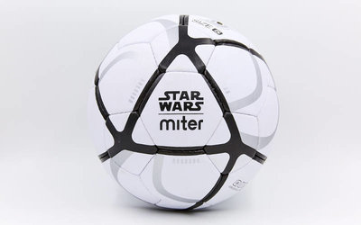 Мяч футбольный Star Wars 5 Miter 6761 PVC, сшит вручную
