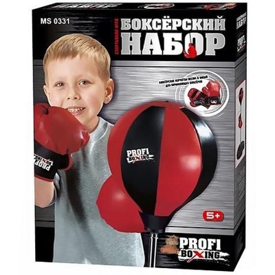 Боксерский набор боксерская груша на стойке,перчатки . 0331