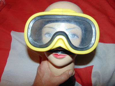 Фирменная спортивная маска для плавания и дайвинга Costarica.