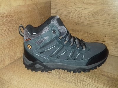 Зимние ботинки кроссовки мужские BAAS на меху натуральный замш, нубук р. 41-46