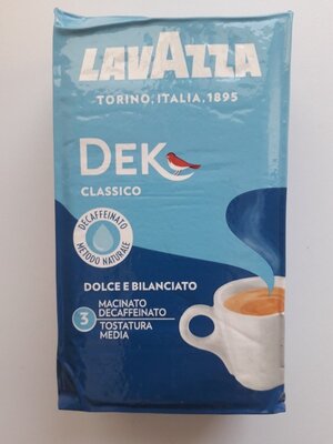 Без кофеина итальянский молотый кофе Lavazza Dek 250г