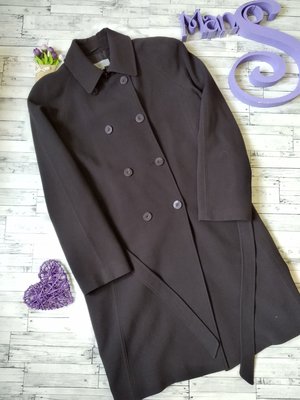 Пальто деми Marks&Spenсer мужское классика коричневое с поясом