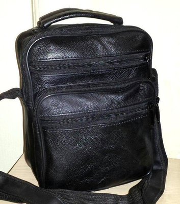 Мужская сумка из натуральной кожи s0518-2 23x18x9см уценка