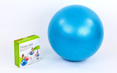 Мяч для фитнеса фитбол гладкий глянцевый 300-65 диаметр 65см, вес 1300г