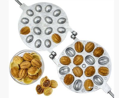 Форма для выпечки орешков Орешница 16 орехов