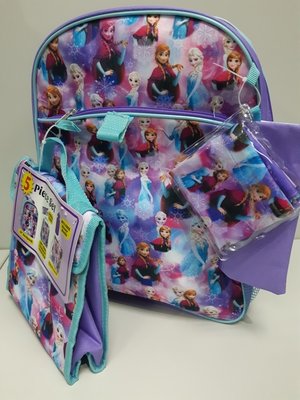 Рюкзак школьный 5в1 , для девочки, средний, тканевый, DISNEY