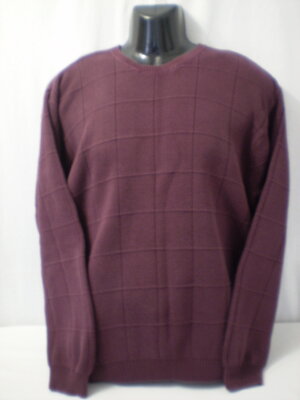 Плотный котоновый свитер большого размера
