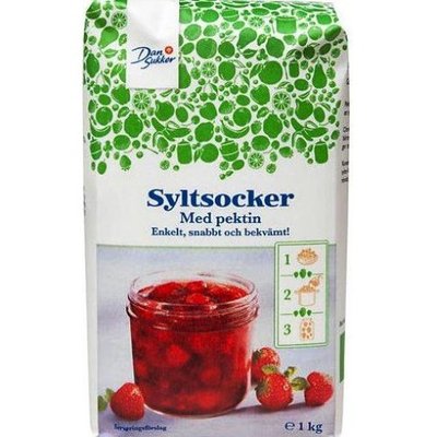 Желирующий сахар Syltsocker 1 кг, производство Швеция, DanSukker