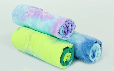 Йога полотенце Kindfolk 8370 коврик для йоги 1,83x0,61м, микрофибра 3 цвета 