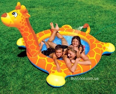 Детский надувной бассейн Жираф 