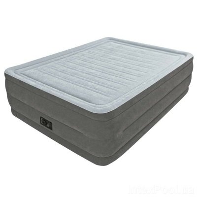 Двухспальная надувная кровать INTEX 64418 152 х 203 х 56 см с электронасосом