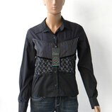 Стильна блузка-сорочка з поясом 44-48 розміри -- 38-42 євророзміри