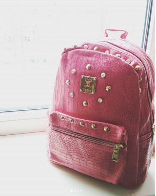 Рюкзак женский, розовый рюкзак, женский розовый рюкзак, рожевий рюкзак, рожевий жіночий рюкзак