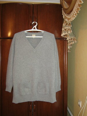 Обалденная Туника-Платье оверсайз Hotel Particulier, 100% натуральный кашемир, размер S/М/L/L
