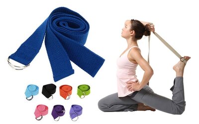 Ремень для йоги Yoga Belt 4943 размер 183x3,8см, 8 цветов