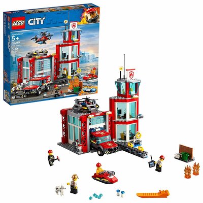 Конструктор лего сити 60215 пожарное депо LEGO City Fire Station