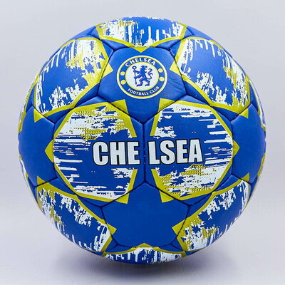 Мяч футбольный 5 гриппи Chelsea 0109 PVC, сшит вручную