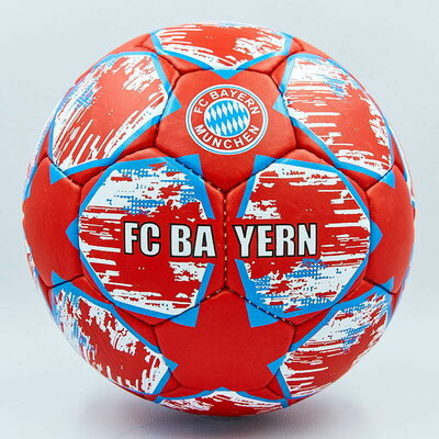 Мяч футбольный 5 гриппи Bayern München 0133 PVC, сшит вручную