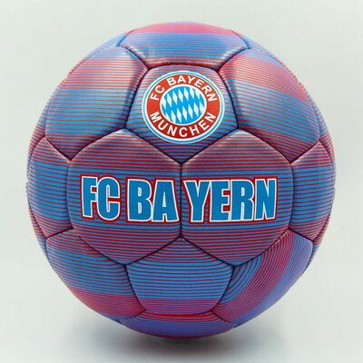 Мяч футбольный 5 гриппи Bayern Munchen 0134 PVC, сшит вручную