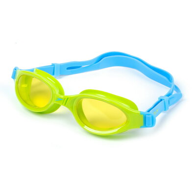 Очки для плавания Speedo Futura Plus Junior 10B818 от 6 до 14 лет салатово-голубой 
