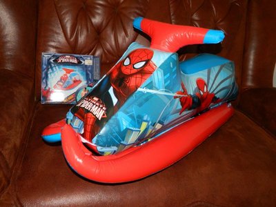 Надувной скутер детский человек-паук spider-man Bestway.