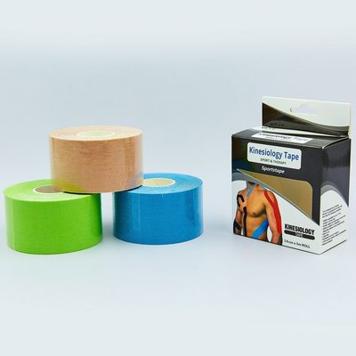 Кинезио тейп эластичный пластырь Kinesio tape 0841-3,8 длина 5м, ширина 3,8см