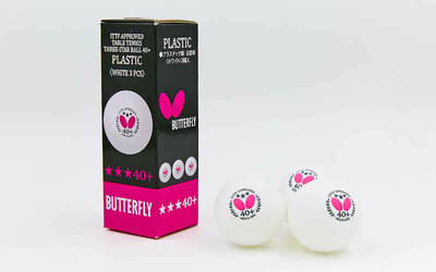 Набор мячей для настольного тенниса Butterfly 95710270 шарики для настольного тенниса 3 мяча в ко
