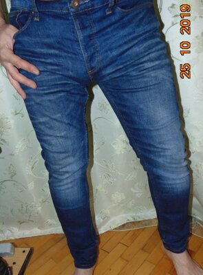 Брендовий стильние стрейч джинси брюки River Island Ривер Айленд .36-30 л .