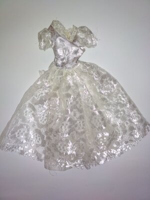 Платье винтажное одежда на куклу по типу барби винтажная кукольная