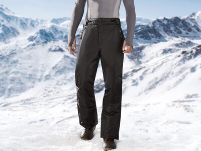 Лыжные штаны crivit, черные, 52, 54, 56 размер