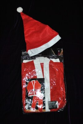 Новый костюм Санта-Клауса из Голландии размер S-M на подарок мужской