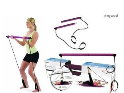 Тренажер для занятий пилатесом Portable Pilates Studio Empower long & lean DVD