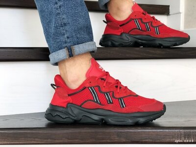 Мужские кроссовки Adidas Ozweego TR красные 8888