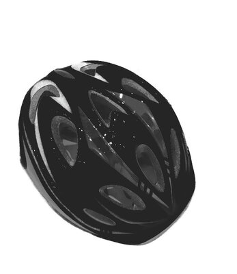 Велосипедный детский шлем Sports Helmet размер S-M черный F18476