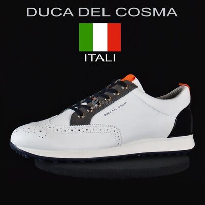 Кроссовки мужские кожаные Duca Del Cosma waterproof Португалия белые
