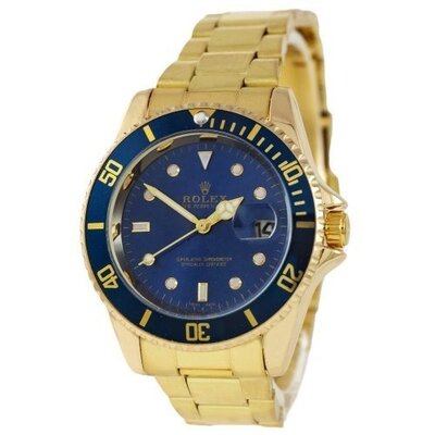 Наручные Часы Rolex Submariner Gold Blue