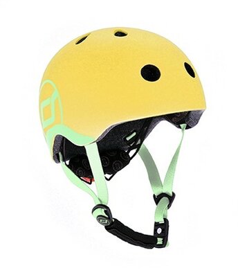 Scoot and Ride Детский защитный шлем лимонный lemon Kinder Fahrradhelm S/м