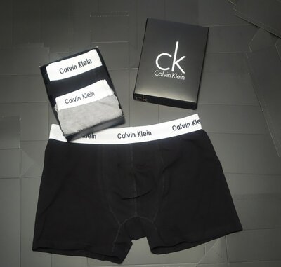 Набор мужских трусов Calvin Klein 2 шт в подарочной упаковке Мужские трусы боксеры транки