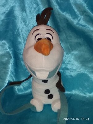 шикарная мягкая игрушка Снеговик Олаф Дисней Disney Нидерланды оригинал 32 см