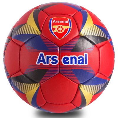 Мяч футбольный 5 гриппи Arsenal 0687 PVC, сшит вручную