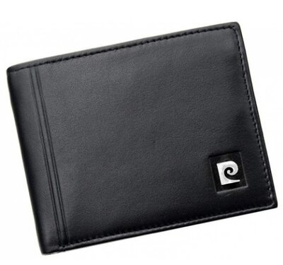 Мужское портмоне из натуральной кожи pierre cardin 325-tilak08 black черное
